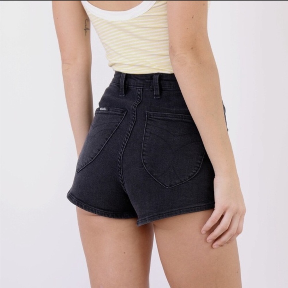Rollas high waisted jean shorts